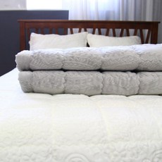 정온침장 부드러운 겨울 5mm 극세사 싱글(슈퍼싱글) 퀸 라지킹 이스턴킹 침대 패드, 그레이