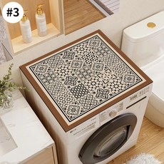호환 레트로 세탁기 방진 매트 냉장고 주방 플레이스매트 욕실 러그 배수 패드 커피 테이블, 9) Dust mat S3 - S 36 X 46cm S