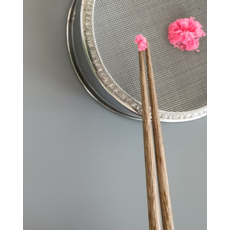 화과자 도구세트 원목 우드 월병 틀 홈베이킹 꽃송편 세로줄 목판 삼각봉 떡 모양내기, 가구 만드는 젓가락, 1개