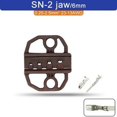 sn6mm 압착 플라이어 sn 조(턱 너비 6mm플라이어 190mm) sn-28b-202c0606wf16wf02wf2c, sn-2, 1개