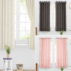 아일렛형작은창암막커튼