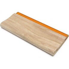 1pc 13inch 33cm Long 4inch 와이드 실크 스텐실 스크린 프린팅 스퀴지 우드 오일니스 스크레이퍼 잉크 75듀로미터, 18 inch (46cm)