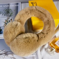 카키색토끼털귀마개