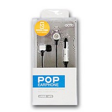 돈벼락몰 엑토 팝 이어폰 ERP48 PP 편안한외부잡음 전자제품 이어폰, 실버
