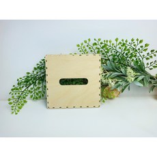 라탄공예재료 라탄합판 라탄바닥 정사각티슈케이스 3+1이벤트 1종 랜덤배송, 140x140mm