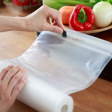 휴고스 진공포장기 비닐 비닐팩 비닐롤 파우치 롤팩 수비드 음식압축기, 1개