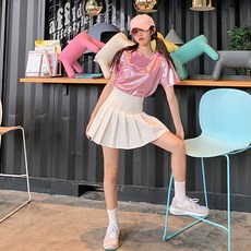 육일 학생 춤추다 룩 여성의류 재즈 퍼포먼스 개성 글리터 공연복