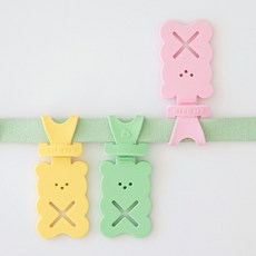 바잇미 젤리곰 웁스클립 배변봉투 홀더 (3 colors), 1개, 바나나 - 바잇미배변봉투