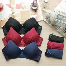 [로코코언더웨어] 레이스속옷 노와이어 6종 세트(LS-20)