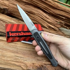 신제품 OEM kershaw 7150 CPM154 ation 알루미늄 합금 야외 생존 사냥 전술 칼 EDC 포켓 도구|칼|, 단일, 1개, Army green handle