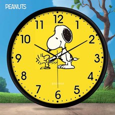 스누피벽시계