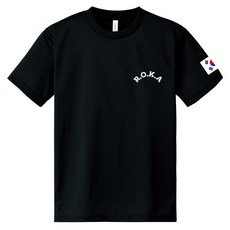 ROKA 대한민국 코리아 아미 로고 남성 쿨론 기능성 반팔 티셔츠 빅사이즈