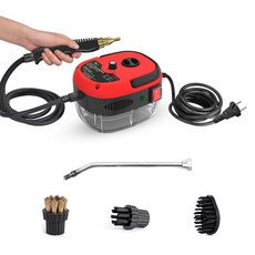 고압스팀청소기 가정용 업소용 공업용 스팀기 2500W 휴대용 핸드 헬드 스팀 청소기 가정용 스팀 고온 세탁, 1개