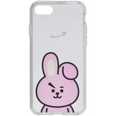 Line Friends의 BT21 Official Merchandise-iPhone 8 Plus / iPhone 7+ 용 Cooky Character Clear Case, 1, 단일상품