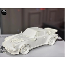  다니엘 아샴 ERODED 911 TURBO 포르쉐 화이트 피규어 