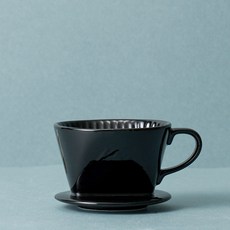 칼리타 101 도자기 드리퍼 블랙 1-2인용, 단품, 1개