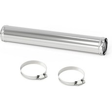 GASHER 인테이크 파이프 인테이크파이프 흡기 1PCS 12300MM 알루미늄 합금 튜브 스트레이트 2.25OD 비드 롤 흡입 냉각 시스템용 인터쿨러 포함 Q1281867, OD2.25"（1 PCS）_straight（With C, 1개