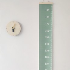 벽걸이 키재기 자 가정용 측정기 어린이 성장 기록 관리 보관 신장변화 배너 온가족 그린, 그린 GS3500133D, 1개