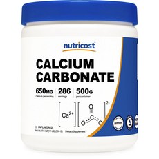 뉴트리코스트 탄산 칼슘 무맛, 500g, 1개