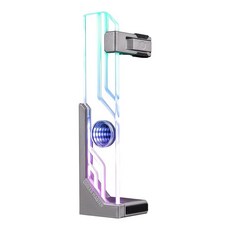 Cooler Master MasterAccessory ARGB GPU 브라켓 Edge-Lit 강화 유리 다중 방향 MCA-U000R-GSBTG-00, Atlas ARGB GPU 브래킷, 1개