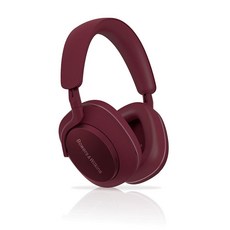 Bowers & Wilkins Px7 S2e 오버이어 헤드폰 - 향상된 소음 제거 및 투명 모드 선명한 통화 블루투스 30시간 재생 클라우드 그레이, 루비 레드