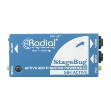 레디알 Stage Bug SB-1 SB1 1채널 액티브 다이렉트박스 건반 어코스틱기타 악기용