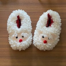 크리스마스 분위기 산타 루돌프 털슬리퍼 실내화 털슬리퍼