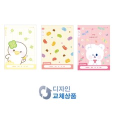 모닝글로리 1-2 쓰기노트 5칸 여, 랜덤, 5개