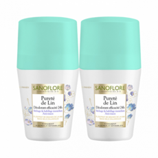 SANOFLORE 사노플로레 아마씨 퓨리티 데오 롤온 2x50ml, 1개, 50ml