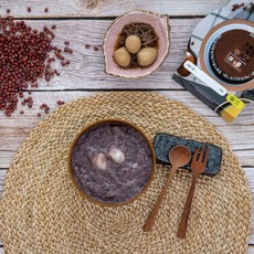 섬밀 초록눈 단팥죽 300g 국산토종팥 새알팥죽 동지팥죽 옹심이 간편 죽종류 영양죽 즉석죽 저염 아침식사대용 아기죽 편의점죽 유기농 다이어트죽 보식죽 저칼로리 환자식