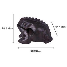 기안 두꺼비 목탁 불교 복들어오는 망고나무 인테리어 조각상 장식품, I