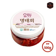 [오마니젓갈] 속초 수제젓갈 오마니 명태회 500g, 1개