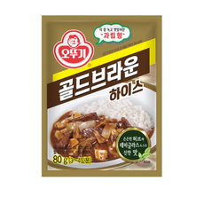 오뚜기 골드브라운 하이스, 80g, 100개