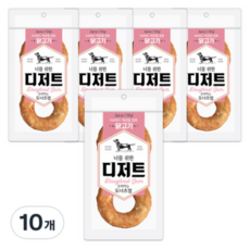 너를위한디저트 오래먹는 도너츠 개껌 100g, 닭고기, 10개