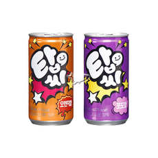 탑씨 190ml 오렌지 10캔+포도 10캔 총20캔, 20개