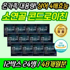 식약처 HACCP인증 헬씨허그 소연골 콘드로이친1200 12박스(48개월분) 보스웰리아 우슬 대용량 고밀도 부모님 선물 트레오닌 직장인 영양제 관절, 240정, 12박스