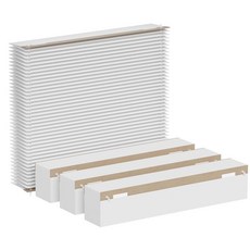 Aprilaire 2200 2250 Space Gard 2200 공기 청정기 및 Lennox PMAC-20C X0445와 호환되는 201 에어 필터 교체품 부품 #201 ME, 4 Pack