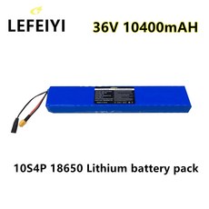 전기 자전거 배터리 새로운 36V 10S4P 10.4Ah 1000W 대용량 18650 리튬 배터리 팩 전기 자전거 스쿠터 용, 한개옵션0