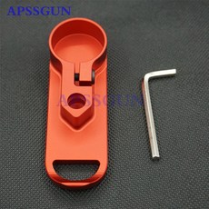 알루미늄 AR 플랫폼 숄더 패드 원형 튜브 주식 30mm 1.17 에, RED
