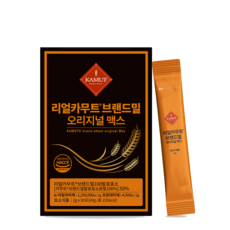 리얼카무트 브랜드밀 함유 효소 오리지널맥스 30포 저분자 분말 가루 자연발효 면역력 장 건강 식약처 HACC인증, 1박스