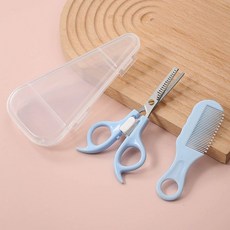 아티 y존숱가위 왁싱가위 Y존 제모 숱가위 음모숱가위, 기본 제모기 종류, 하늘색가위+도트빗+수납박스, 기본 색상