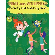 Tennis and Volleyball Activity and Coloring Book: Amazing Kids Activity Books Activity Books for Ki... Paperback, Mihaita Jalba, English, 9788521456391