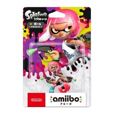 [공식판매처] 닌텐도 스위치 스플래툰 amiibo(아미보), 걸(네온핑크) amiibo, 1개