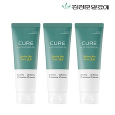 김정문알로에 큐어 알로에 수딩젤 150ml 1+1+1, 단일상품
