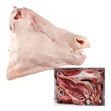 한우암소 발골 소머리정육 반마리 손질 냉동 (뼈포함), 1개