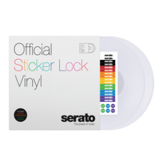 [12인치 세라토 바이닐] Serato Control Vinyl : Sticker Lock Clear Vinyl (Pair) - 세라토바이닐