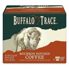 1+1 Buffalo Trace 버번 커피 향 1인용 컵 42개