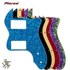전자악기 악세사리 부품 기타 부품-클래식 시리즈 '72 텔레캐스터 텔레 씬 라인 픽가드 스크래치 플레이트, 18 Brown pearl Shell