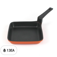 키친아트 국산 다이아몬드 에그팬, 13개, 16cm