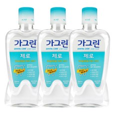 가그린 제로 750ml 3개+가그린100ml